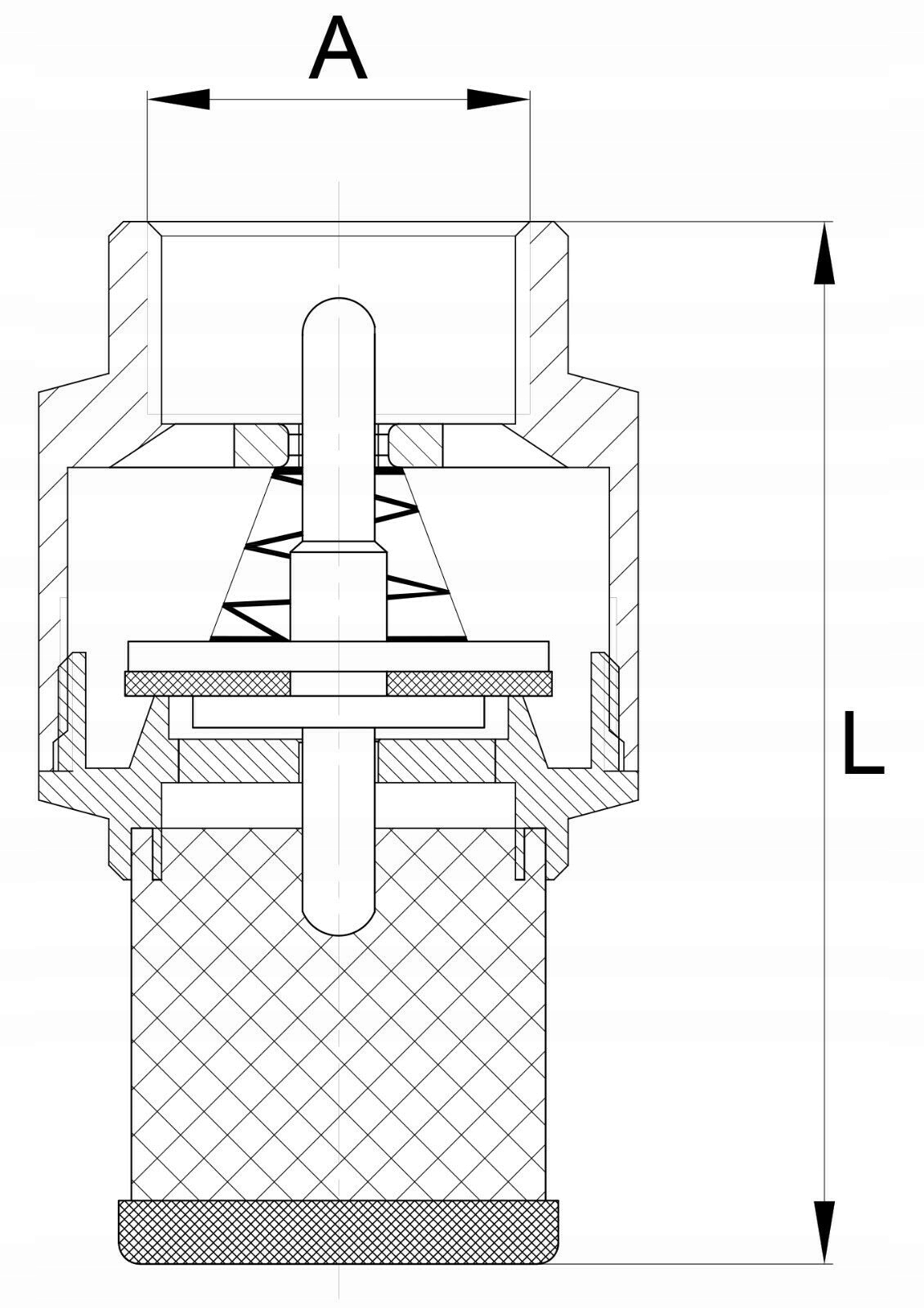 Zawór zwrotny 1/2" z koszem ssącym ART.14